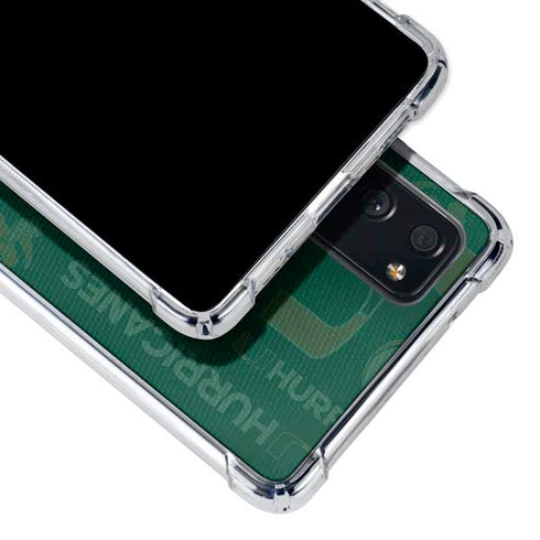 University of Miami U Hurricanes Galaxy S20 FE Clear Case